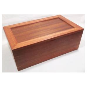Caja de almacenamiento de madera natural para pendientes y anillos Caja de anillo de compromiso de madera para paquete de regalo de joyería Caja de almacenamiento de madera rectangular - Product Image 5