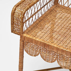 Nouveau design de chaise de salle à manger festonnée faite à la main naturelle pour la décoration de salon à la maison avec la meilleure qualité - Product Image 5