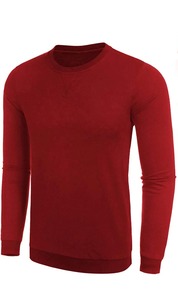 Chándal liso para hombre con logotipo personalizado al por mayor, conjunto de chándal para correr, Sudadera de cuello redondo, conjunto de 2 pantalones de dos piezas para hombre - Product Image 5