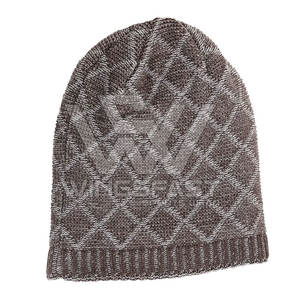 Bonnets Jacquard légers de qualité supérieure au prix de gros Service OEM Chapeaux bonnets personnalisés à la mode - Product Image 4