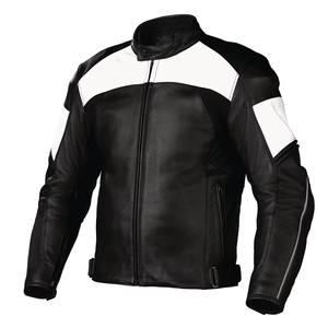 Veste de moto en cuir unisexe confortable coupe-vent grande taille respirante de haute qualité au meilleur prix - Product Image 1