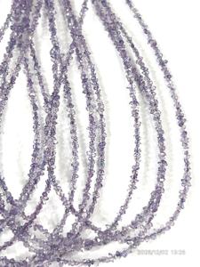 Cuentas de Cuarzo Herkimar Natural de Calidad AAA, Color Morado Claro, Recubiertas, Tamaño 2-3 mm - Product Image 5