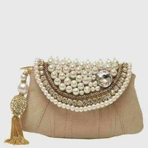 Bolsos Únicos con Bordado de Perlas, Bolsos de Mano con Bordado de Estilo Bohemio, Diseño Elegante para Eventos Nocturnos, Venta al por Mayor - Product Image 1