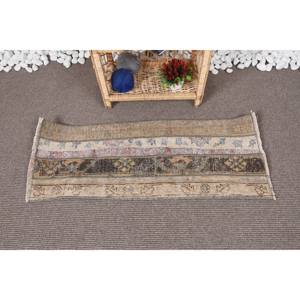 พรมขนสัตว์พื้นที่ขนาดใหญ่แบบวินเทจขนาด1.4x3.5ฟุตยางสี่เหลี่ยมสำหรับตกแต่งห้องของวัยรุ่นในฤดูร้อน - Product Image 1