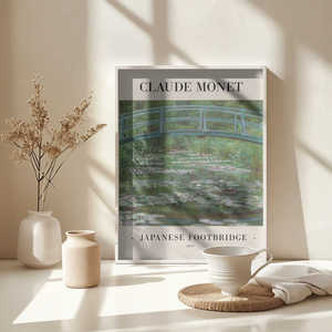 Conception moderne de passerelle japonaise de 1899 par Claude Monet - Product Image 2
