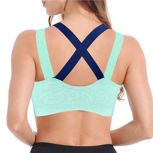 Sujetador Deportivo Ligero de alta calidad para mujer, Top corto transpirable de talla grande, sujetador de gimnasio para entrenamiento físico, venta en línea fabricada - Product Image 2