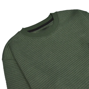 Sweat-shirt décontracté et chaud pour hommes par temps froid Sweat-shirt mode quotidien décontracté Sweat-shirt à manches longues avec ourlet côtelé - Product Image 2