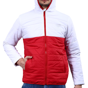 Manténgase cubierto con esta chaqueta acolchada para hombre: construcción Premium, protección con capucha, estilo limpio y comodidad aislada para el viento - Product Image 1