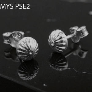 Plain <b>Silver</b> <b>Stud</b> Earrings 925 <b>Sterling</b> <b>Silver</b> <b>Stud</b> Earrings Wholesale Price Jewelry - Product Image 1