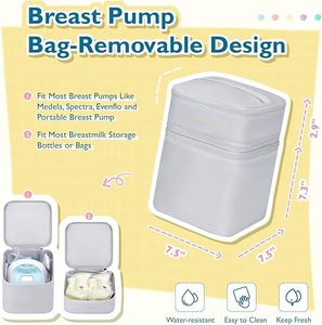 Nhà Máy Tã Tote Thiết Lập Yếu Tố Cần Thiết Bé Túi Đa Chức Năng Tã Thay Đổi Với Chai Túi - Product Image 2