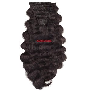 NANDEE HOUSE Extensions de cheveux indiens ondulés vierges bruts, donneur unique, 30 pouces, doux et brillants, grade 12A, tissages à trame unique - Product Image 5