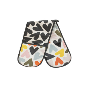 Guantes de silicona antideslizantes para horno, resistentes al calor Manoplas de algodón con estampado a cuadros, 2 uds. - Product Image 5