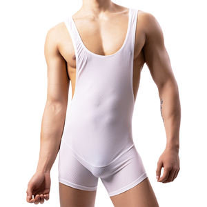 Vente en gros Personnalisable Hommes Wrestling Singlet Sublimé Débardeurs avec Insigne Personnalisable Décoration Disponible à la Vente - Product Image 5