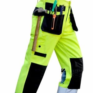 Pantalones de Trabajo de Algodón Personalizados con Múltiples Bolsillos para Hombre, de Alta Calidad, Antibacterianos, Transpirables, de Secado Rápido, Tallas Grandes, Uniformes de Trabajo de Primavera - Product Image 2