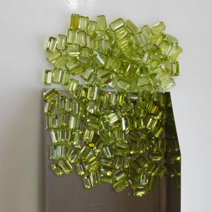 เพอริดอทสีเขียวธรรมชาติ 5x3 มม. ทรงแปดเหลี่ยม คุณภาพดีที่สุด สำหรับทำสร้อยคอ - Product Image 4