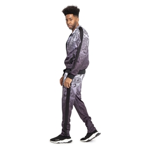 Offre Spéciale Survêtement en polyester de sport pour hommes de grande taille Vêtements de survêtement décontractés personnalisés Conception imprimée respirante pour les meilleurs sports d'automne - Product Image 2