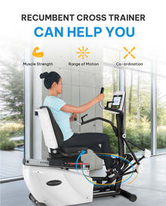 Commercial Recumbent Elliptical Cross Trainer <b>Exercise</b> Bike for Physiotherapy and Rehab - Product Image 6