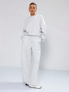 Vente en gros Survêtement de mode unisexe Sweat à capuche surdimensionné et pantalon de jogging Vêtements de sport confortables Logo personnalisé - Product Image 5