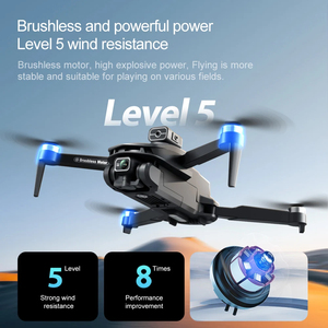 <span class=keywords><strong>Dron</strong></span> GPS Plegable <span class=keywords><strong>con</strong></span> Cámara Dual <span class=keywords><strong>1080P</strong></span>, Sin Escobillas, Evitación de Obstáculos, 5KM FPV, Largo Tiempo de Vuelo, <span class=keywords><strong>Dron</strong></span> RC para Fotografía Aérea - Product Image 5