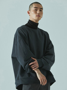Nouveau sweat-shirt pour homme en coton 100% 350 g/m², coupe oversize, épaules tombantes, broderie imprimée, haute qualité, vente en gros - Product Image 4