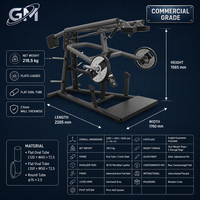 Nueva Máquina de Sentadillas con Carga de Placas/Peso Libre/Equipo de Gimnasio/Fitness Comercial