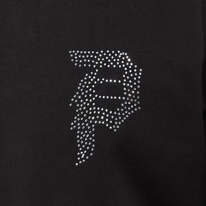 Último diseño de peso pesado lavado ácido hombres sudaderas con capucha térmicas 100% algodón de alta calidad sudaderas con capucha forradas de diamantes de imitación - Product Image 5