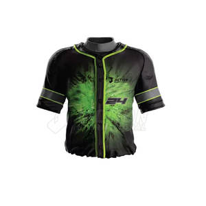 Tenue de baseball et de softball pour hommes avec logo personnalisé fabriqué en usine, 100% polyester, séchage rapide, respirant, ensemble uniforme pour les joueurs - Product Image 2