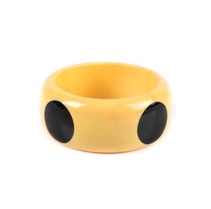 Brazaletes artesanales de resina artística para mujer, brazaletes de joyería llamativos - Product Image 3