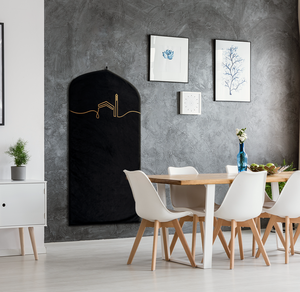 นวัตกรรมคุณภาพสูง Minimalist ล้างทําความสะอาดได้สบายเบาะ TAKVA EasiClean ในร่มสวดมนต์คอลเลกชันคาบาสําหรับมุสลิม - Product Image 6