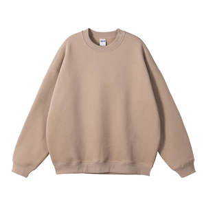 Sudadera de Hombre con Cuello Redondo, Diseño Nuevo, 100% Algodón, Talla Grande, 500 g/m², Técnicas de Bordado, Hombros Caídos, Invierno - Product Image 3