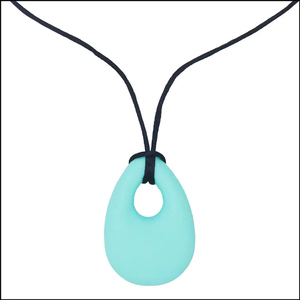 Collar de silicona para la dentición del bebé, mordedor de silicona de grado alimenticio, colgante masticable para madres lactantes, collar mordedor para bebés. - Product Image 2