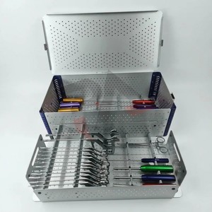 Kit d'instruments chirurgicaux pour arthroscopie vétérinaire de l'épaule, en acier inoxydable allemand, autoclavable, ensemble orthopédique pour chien, chat, cheval - Product Image 1