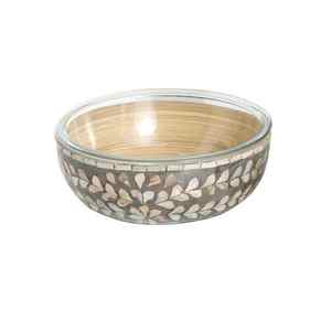 Bols d'incrustation d'os d'Inde fabriqués à partir d'os d'animaux à vendre en gros bols et mangeoires pour animaux de compagnie par faizacraft - Product Image 3