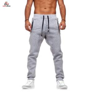 Coton polaire personnalisé 2023 hommes automne vêtements survêtement blanc course pantalons de survêtement Sports de plein air survêtement - Product Image 1