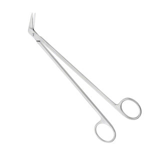 Tijeras vasculares DEMARTEL de grado quirúrgico en ángulo 45 afiladas 185 mm 7 14 pulgadas sala de cirugía Tijera vascular Debakey - Product Image 1