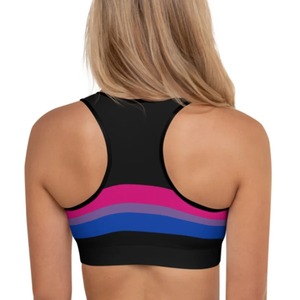 High Quality Sports Bra Smooth Fabric Sports Bra Breathable Sports Bra Gym Training Wear For Sale - Product Image 4