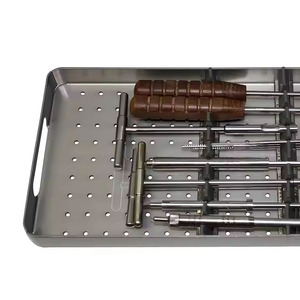 ชุดเครื่องมือผ่าตัดกระดูกและข้อสแตนเลสขายดีที่สุด ขายส่ง ได้รับการรับรองมาตรฐาน CE ISO พร้อมอุปกรณ์ยึดกระดูกแบบปลูกถ่ายและข้อต่อแบบปลดเร็ว - Product Image 4