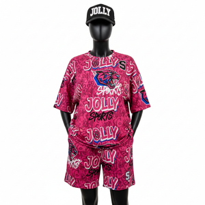 Ensemble chemise et short pour femmes en polyester et élasthanne de haute qualité, 180 GSM, léger, sublimation sportive, logo, t-shirt et short 100% coton - Product Image 1