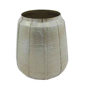 Florero de Metal chapado en oro moderno, Decoración de mesa y pared de diseñador para decoración de suelo de sala de estar - Product Image 6