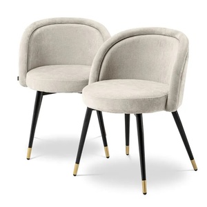 Silla de Metal de Diseño Único y Moderno, Asiento de Cuero, Patas de Madera, para Sala de Estar, Hotel, Restaurante, Cafetería, Muebles Decorativos - Product Image 3