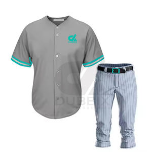 Uniforme de béisbol ligero de poliéster de la mejor calidad para adultos transpirable con bajo MOQ buen precio - Product Image 1
