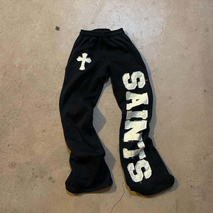 Sweat à capuche pour homme en molleton français lourd, coupe ample, impression numérique, avec patch brodé personnalisé - Product Image 6