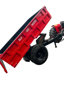 Tout nouveau 5 tonnes 2/3/4 essieux remorque agricole hydraulique multifonctionnelle pour le Transport agricole 50-100hp Compatible personnalisable - Product Image 3