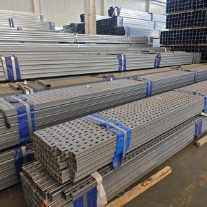 Supports et rails de montage pour panneaux solaires photovoltaïques en acier ZAM en forme de U, longueur personnalisable, 41*21 41*41mm - Product Image 3