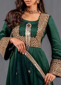 Vestido Kuchi afgano Original de calidad superior para mujer, el mejor precio, moda para mujer, nuevo estilo, bordado Natural, plisado, hasta el suelo - Product Image 2