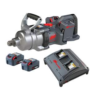 Kit de Llave de Impacto Inalámbrica de 20V sin Escobillas, 4 Baterías, 2,600 Ft-lbs de Torque, Retenedor de Anillo de Fricción con Orificio Pasante, Fuente de Alimentación Eléctrica - Product Image 1