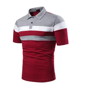 2022 son tasarım erkek yaz giyim rahat kumaş Polo T gömlek dış giyim benzersiz tasarım Polo T Shirt erkekler için katı renk