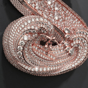 El Mejor Collar Personalizado de Plata de Ley 925 con Nombre y Letra, con Incrustaciones de Diamantes de Imitación VVS1, Joyería de Moissanita - Product Image 3