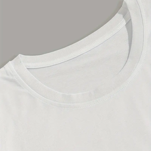T-shirts de fitness 100 % coton pour femmes, respirants, anti-rétrécissement, unis, à manches courtes, confortables et doux, pour la course, personnalisables avec impression sur mesure - Product Image 6