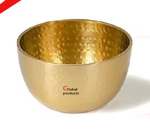 Cuenco para servir comida con acabado de plata de acero inoxidable de metal de alto estándar con diseño de hoja para restaurante y bar de hotel - Product Image 4